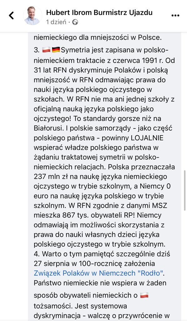 3 Janusz Kowalski Odpowiedz Burmistrz Ujazdu Hubert Ibrom